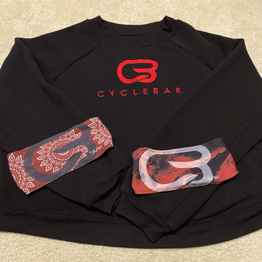 Cyclebar Large Cropped Crewneck